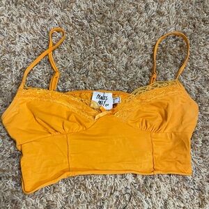 Princess Polly Lace Trim Crop Tank